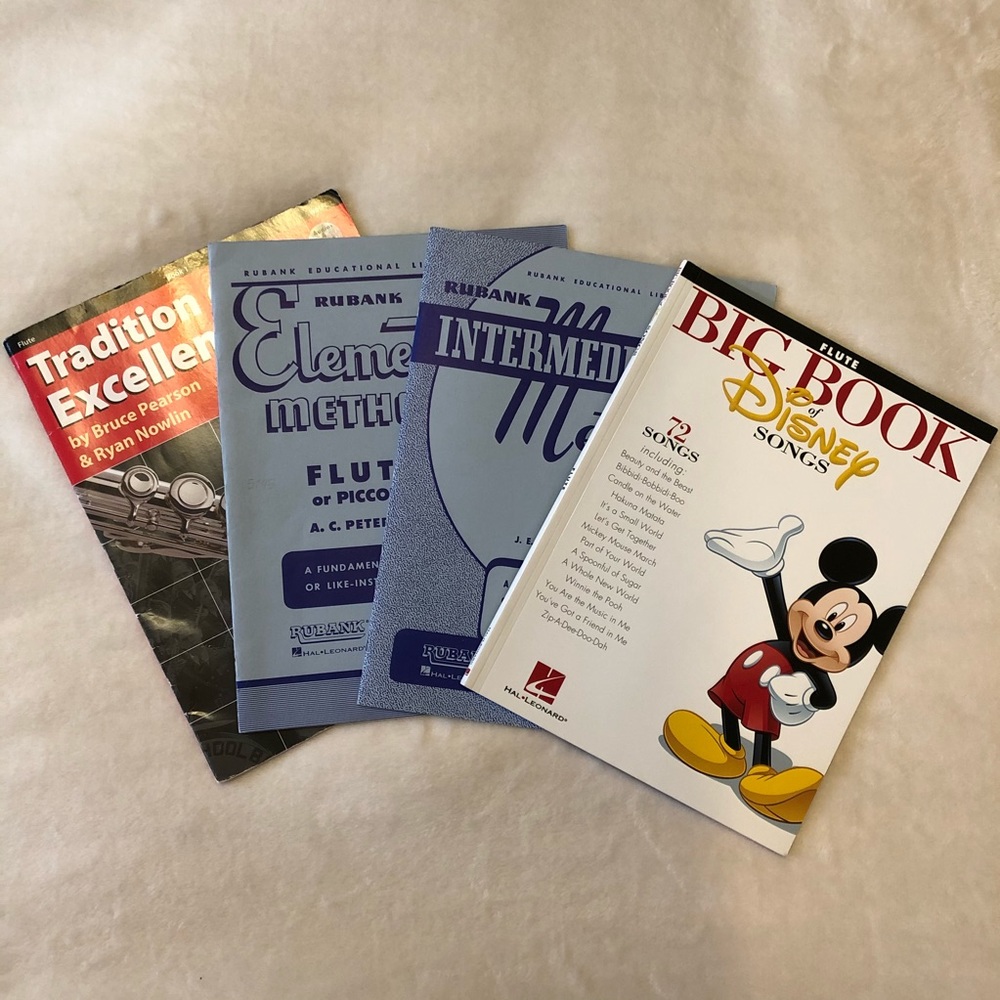 4 Flute Music Books Great Condition!